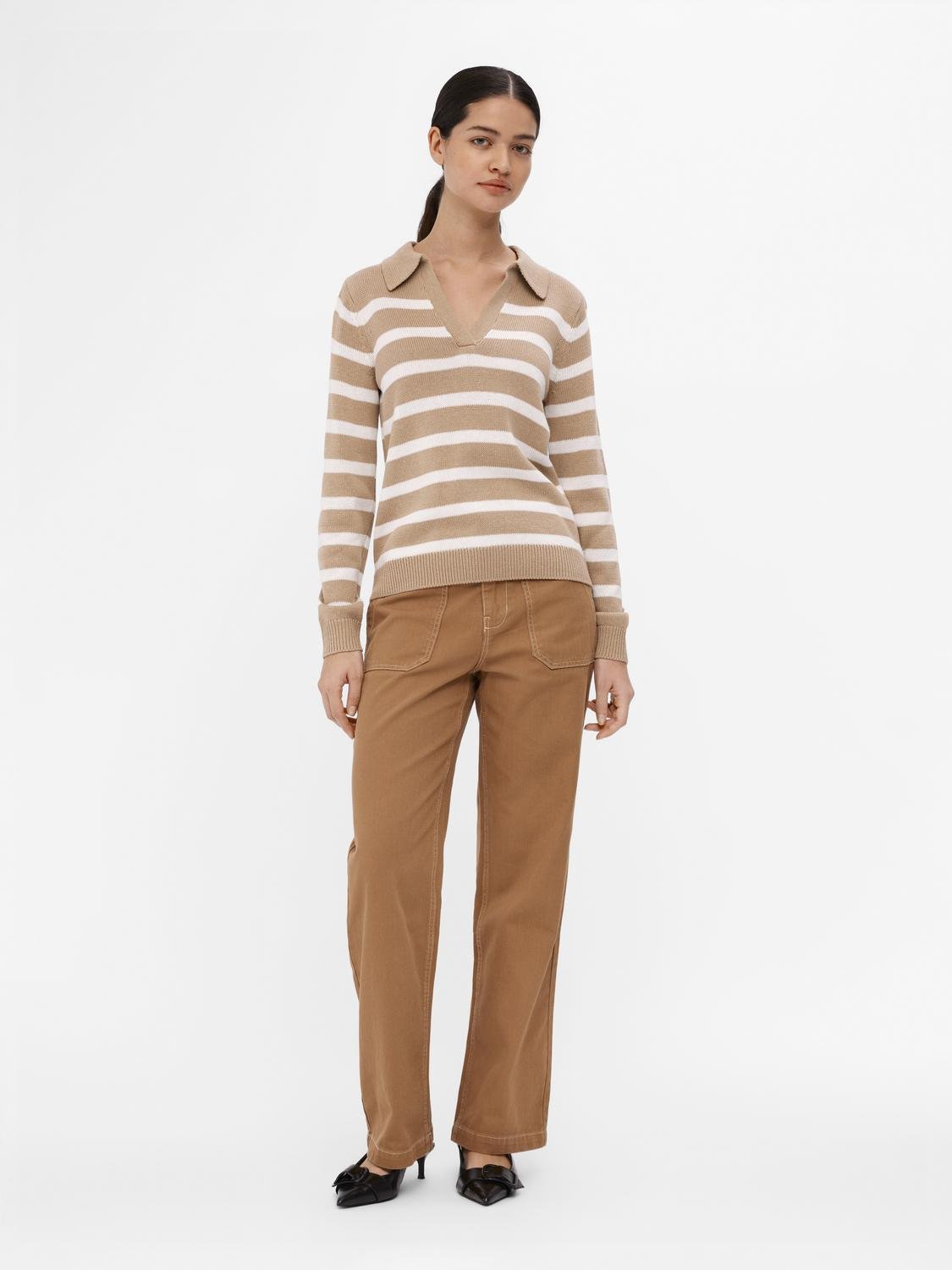 OLIVA JUMPER (HUMUS/CLOUD DANCER)