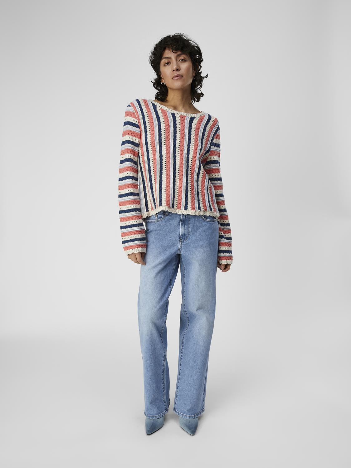 JELAINE KNIT JUMPER (PEACH/ MULTI)