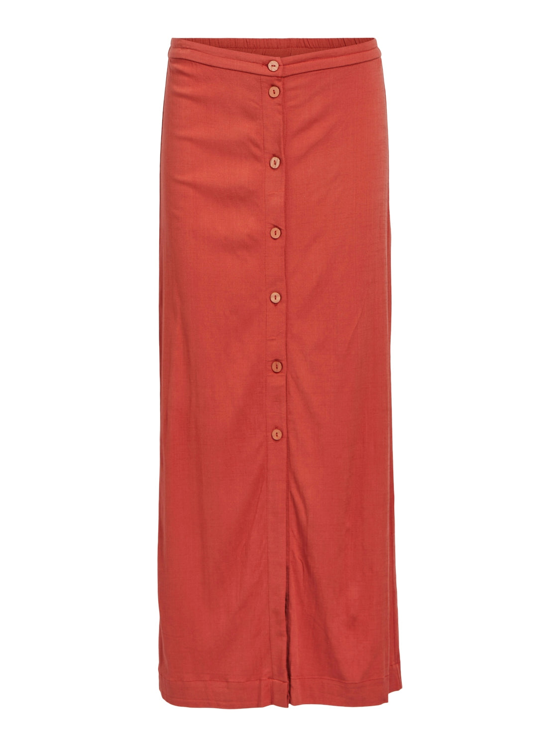 Biko High Waisted Maxi Skirt (Redwood)