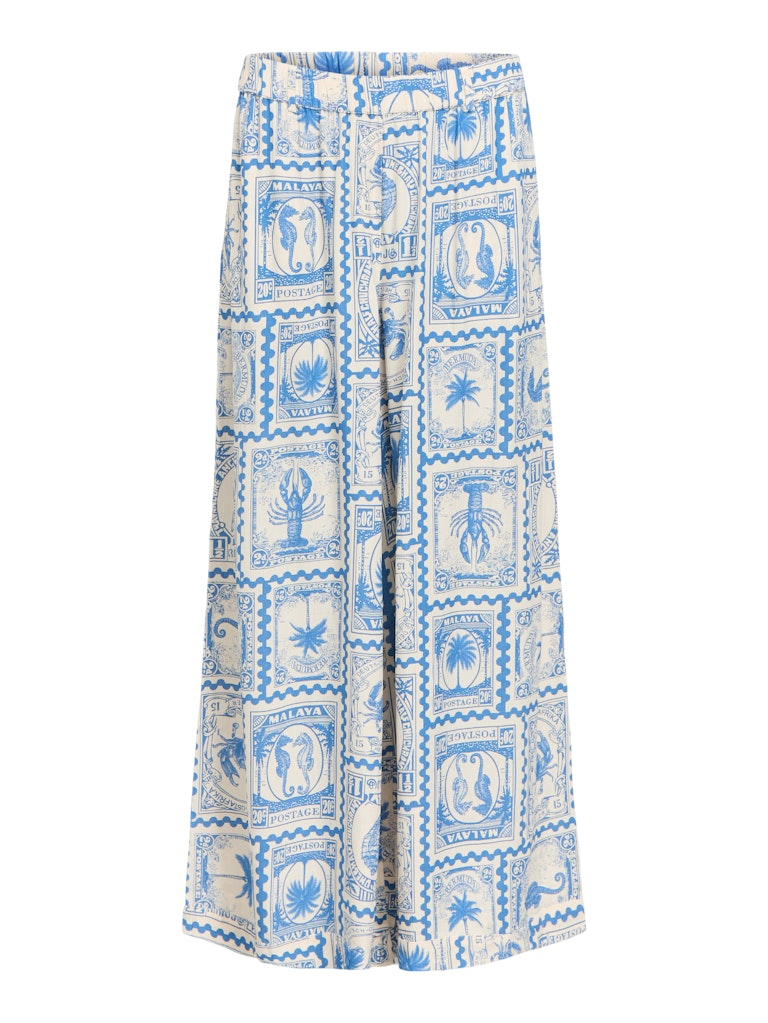 Roma Palazzo Pants (Birch/Azure Blue)
