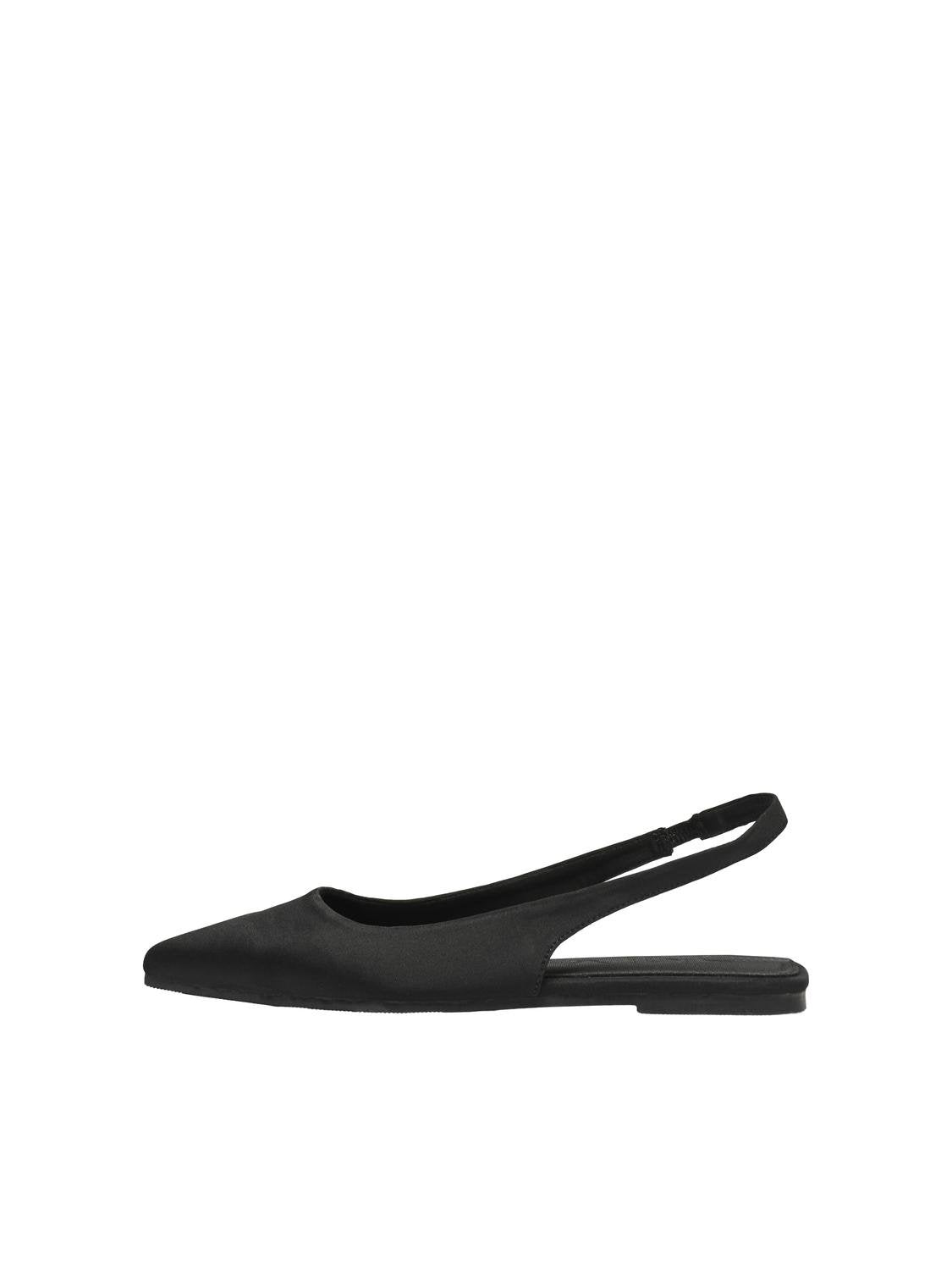 Laurna Ballerina Slingback Shoes (Black)