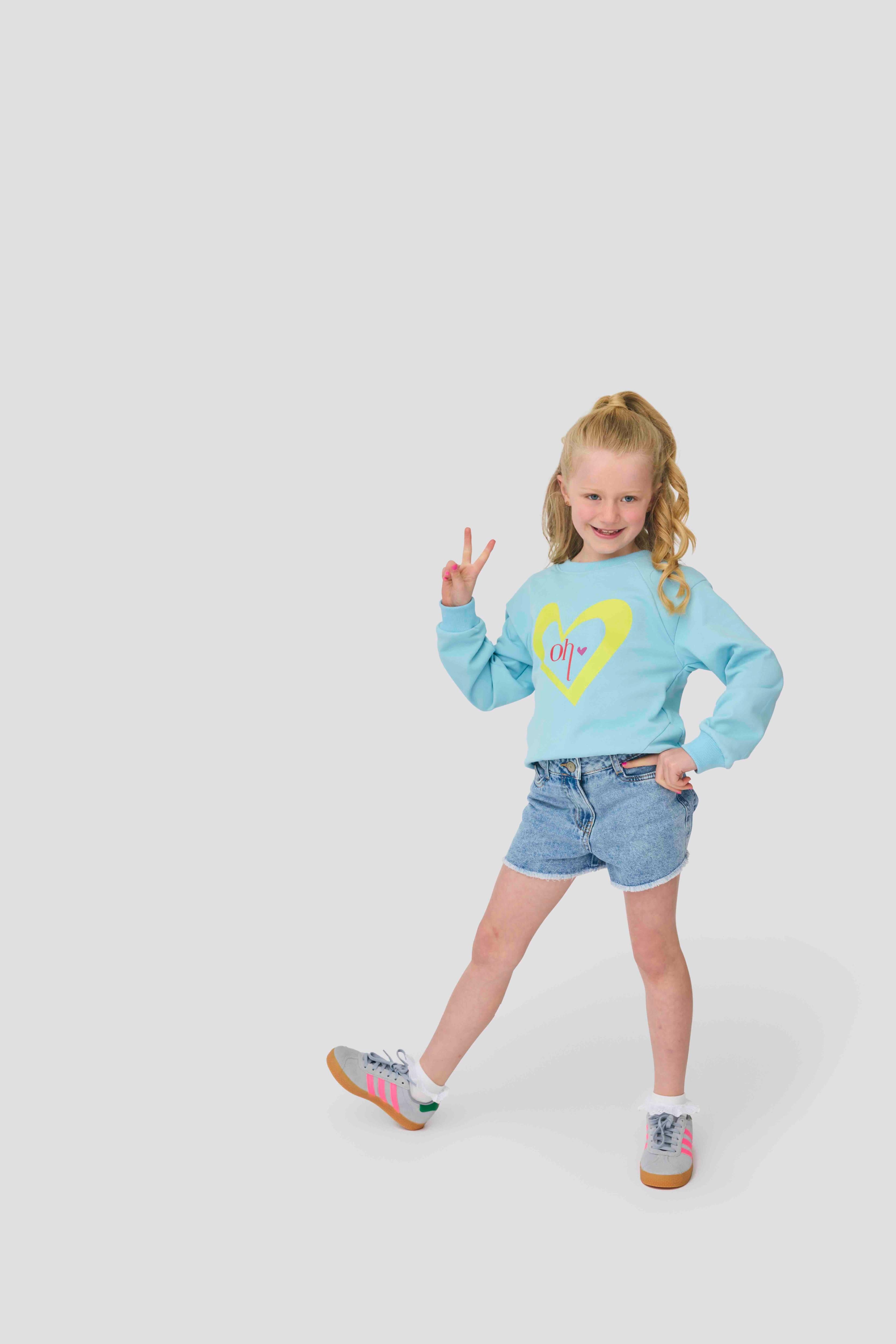 Glow Kids Sweater (Sky Blue)