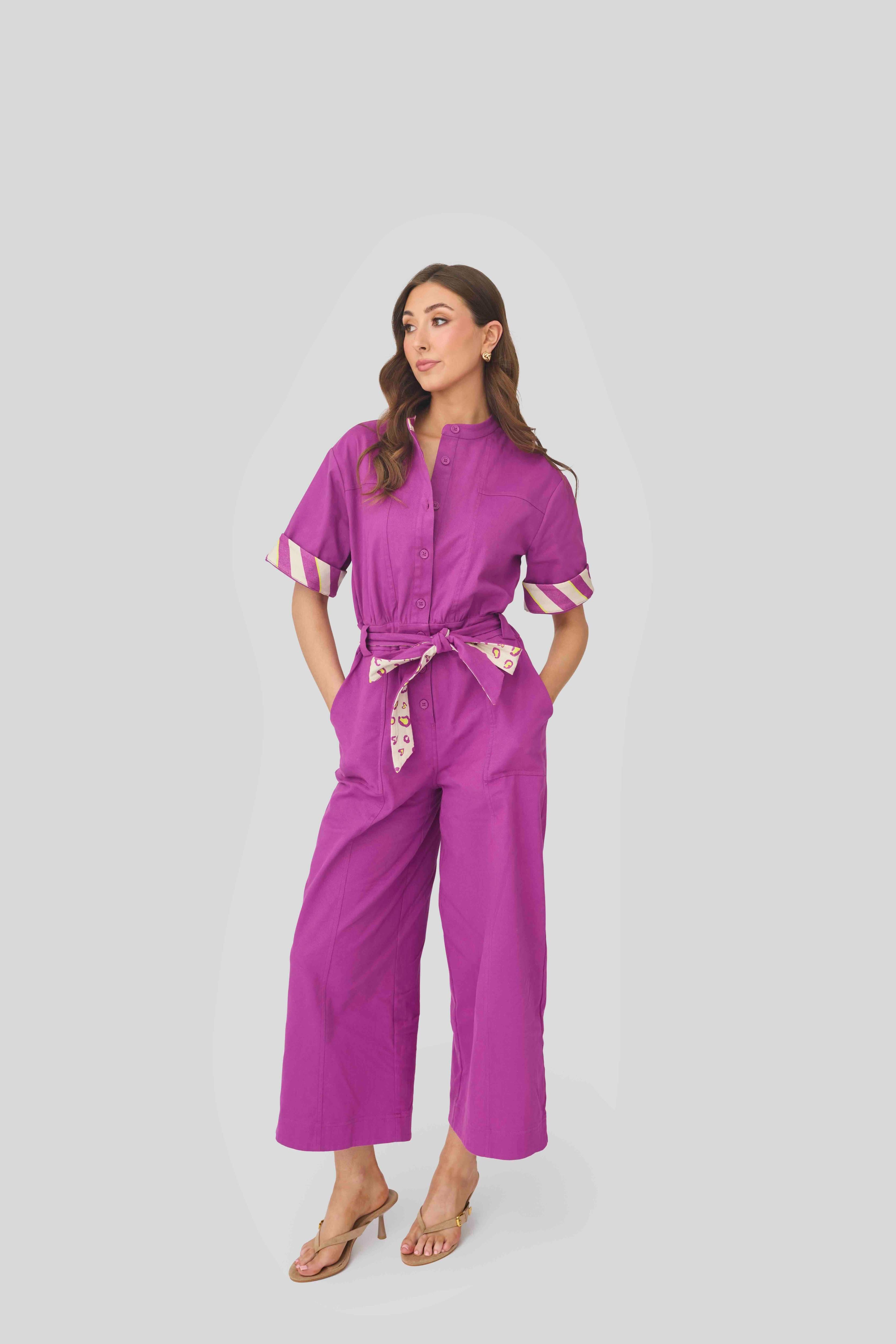 Solis Jumpsuit (Purple)