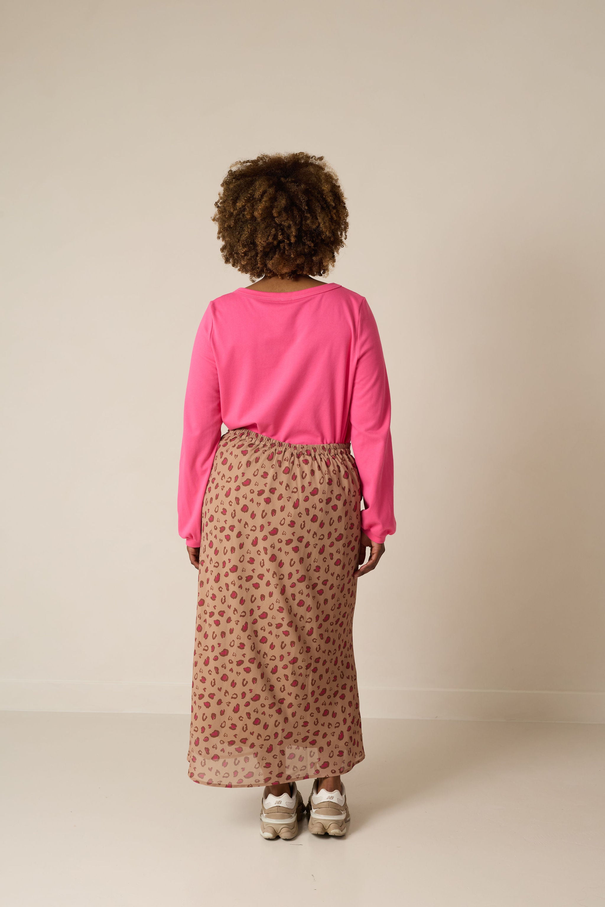 Ardor Scoop Neck Top (Pink)