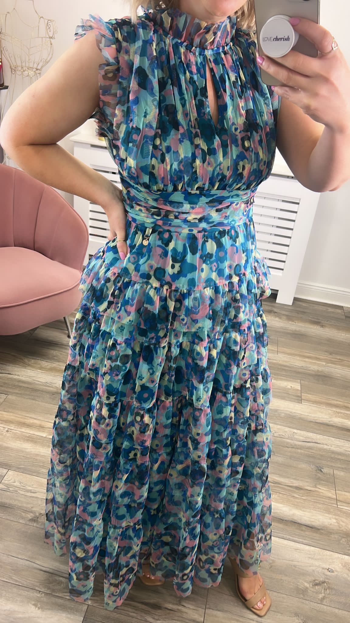 Mercurio Long Dress (Blue)