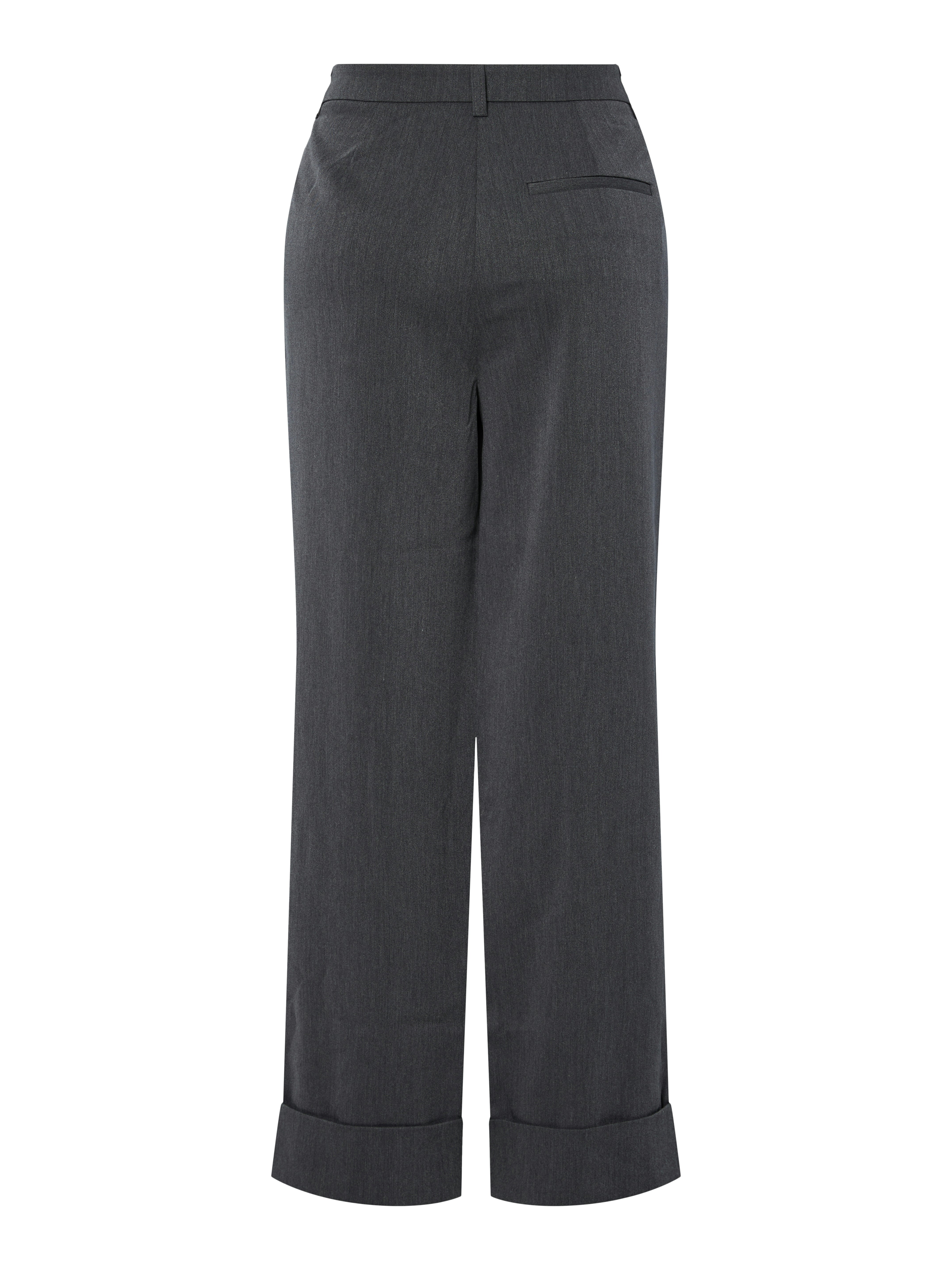 Jean Turn Up Pants (Asphalt/Melange)