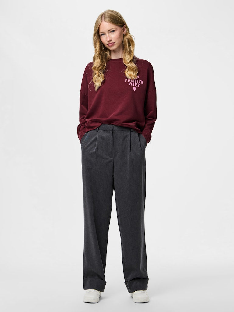 Jean Turn Up Pants (Asphalt/Melange)