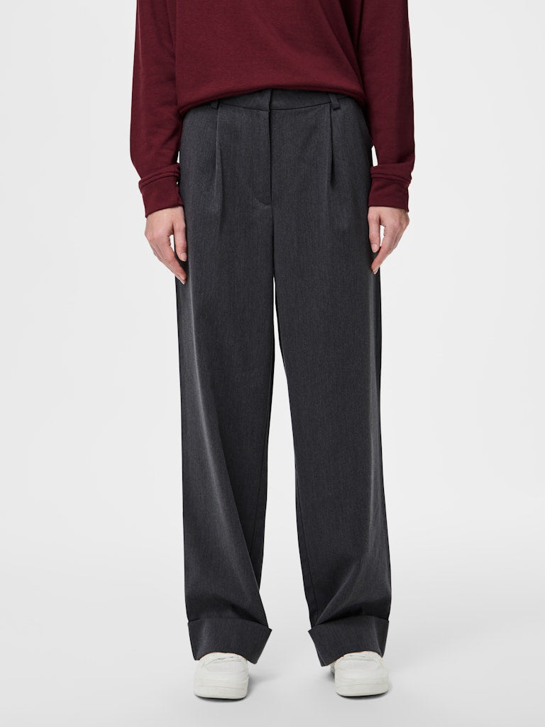 Jean Turn Up Pants (Asphalt/Melange)