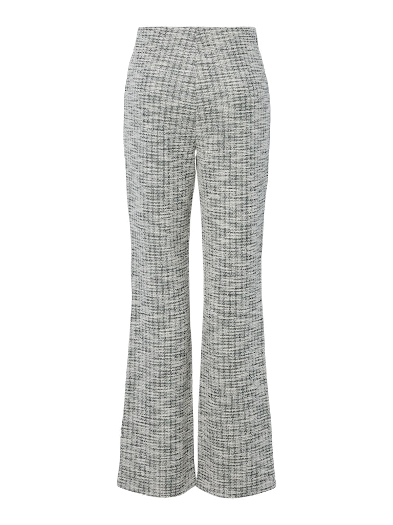 June Flared Pants (Cloud Dancer/Black)