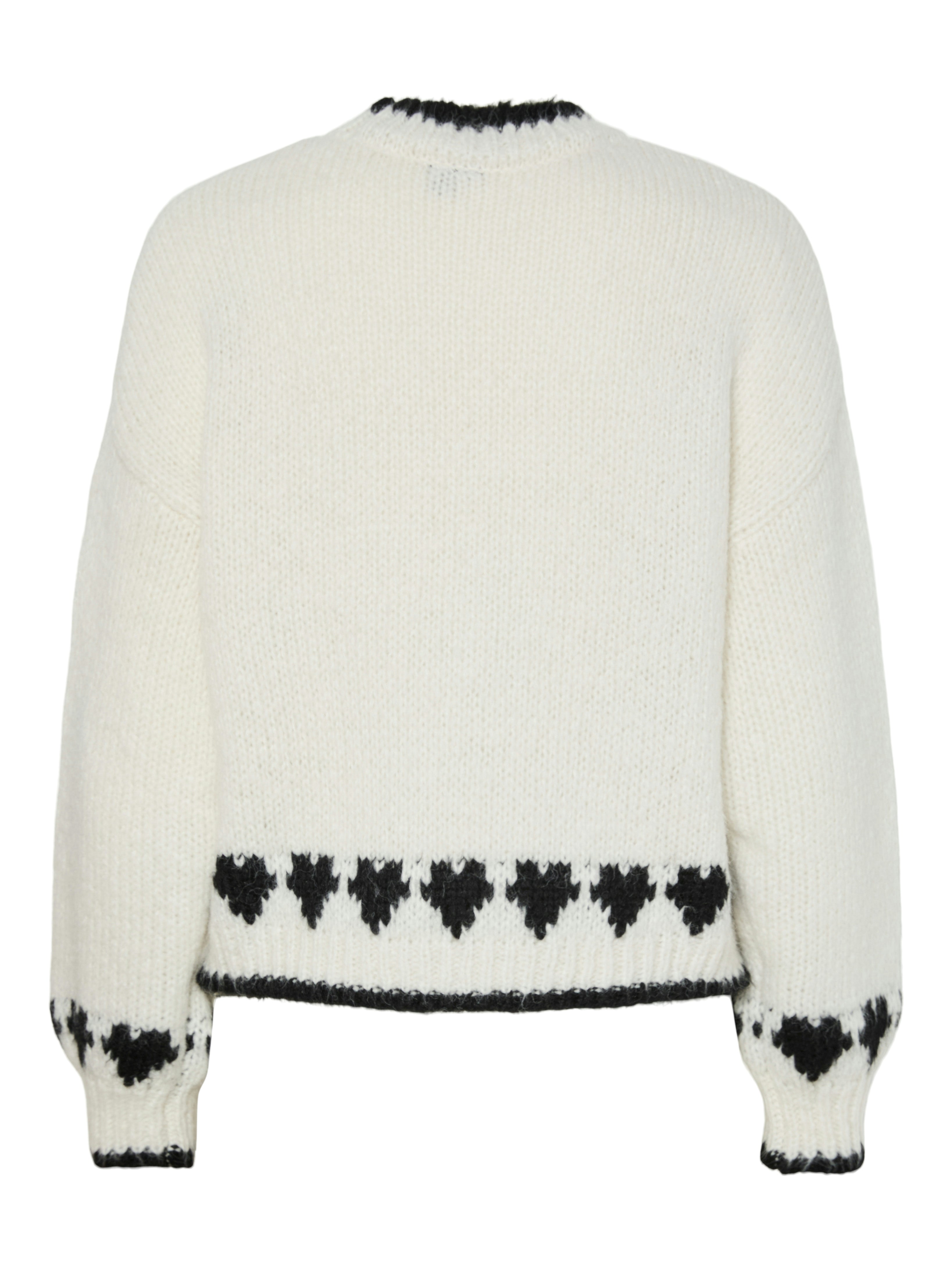 Genie Knit Jumper (Cloud Dancer/Black)