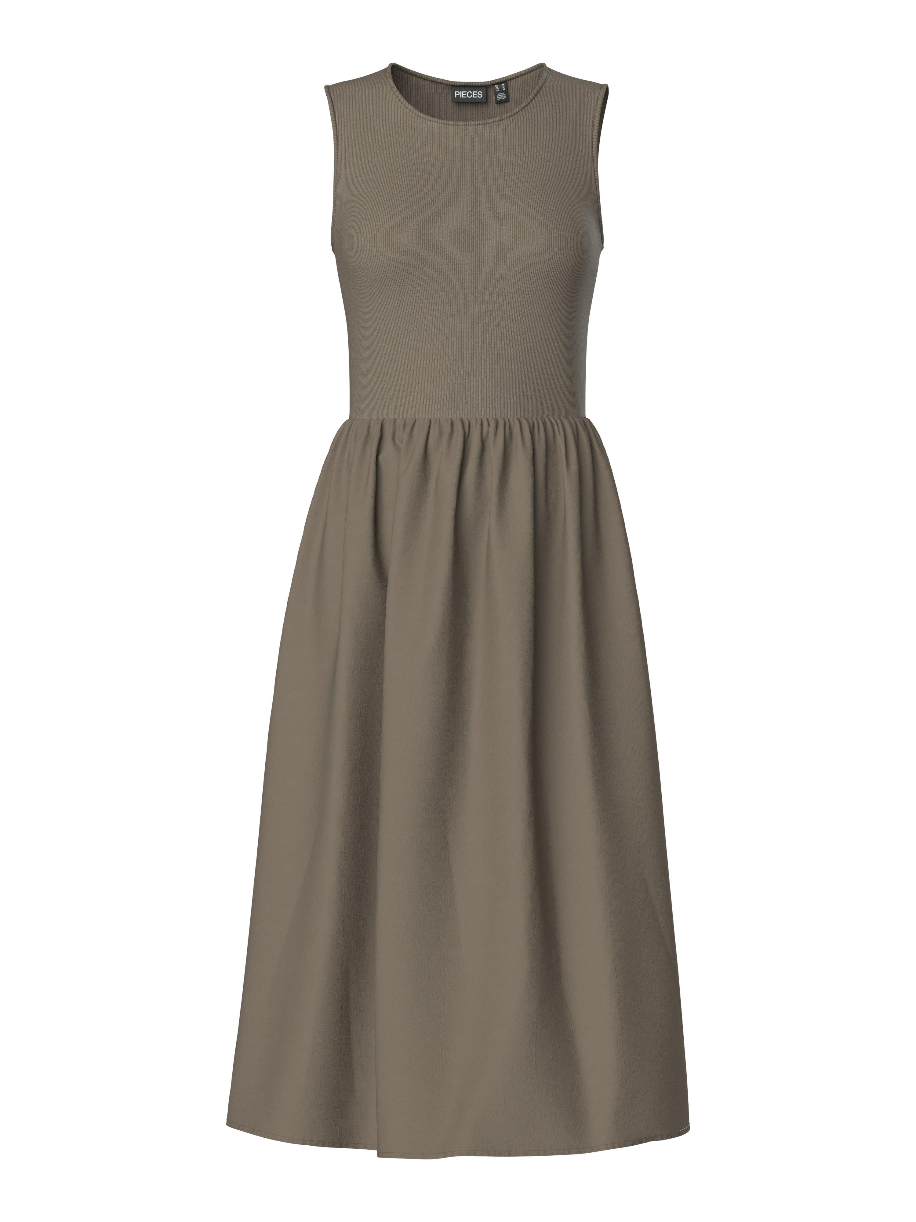Joanie Sleeveless Midi Dress (Morel)