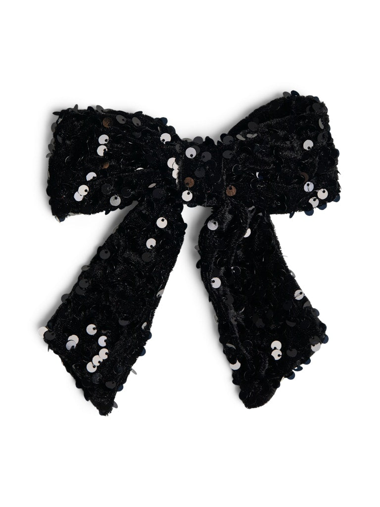 Lara Bow Hairclip (Black)