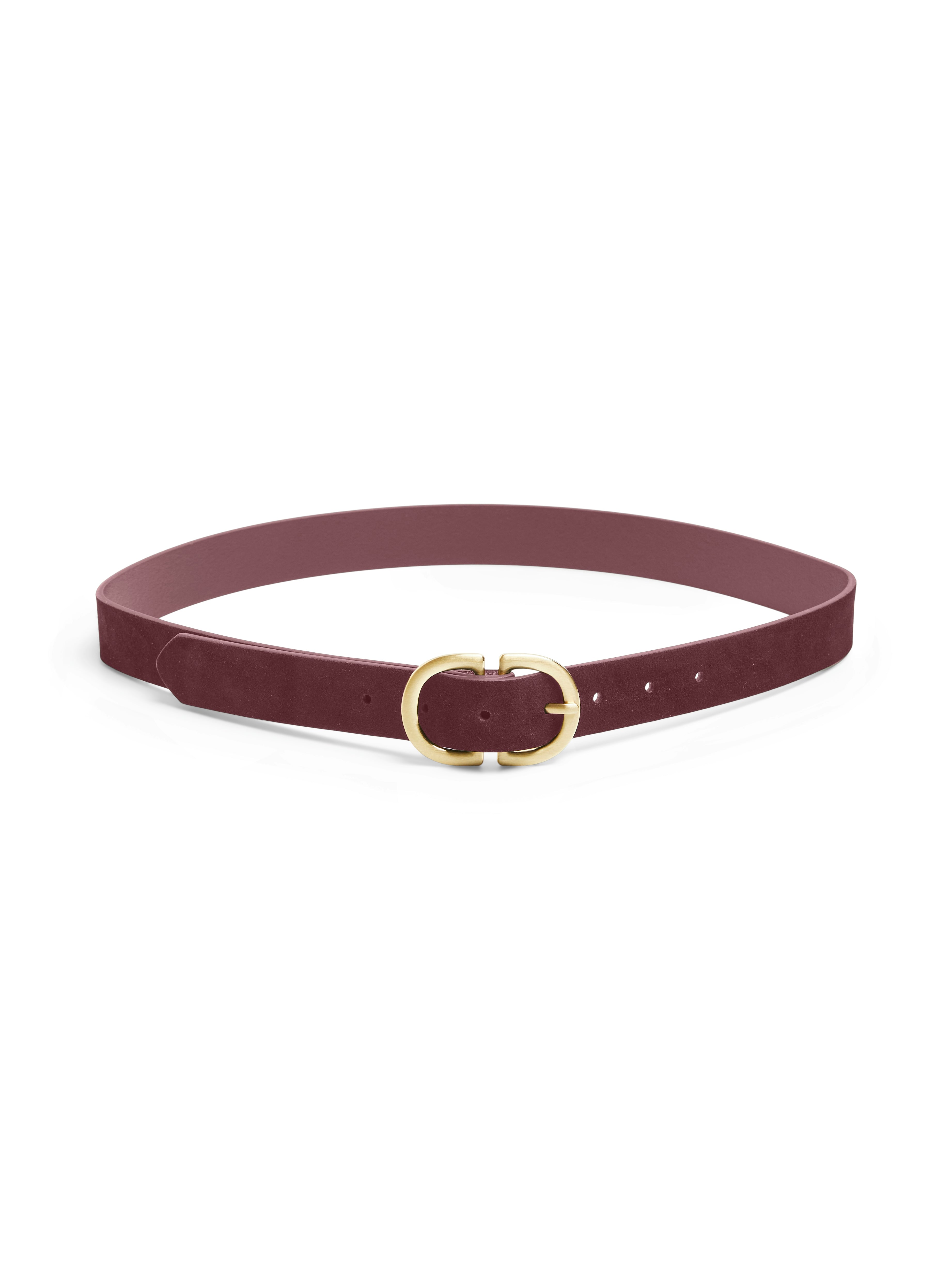 Jess Suede Belt (Tawny Port)