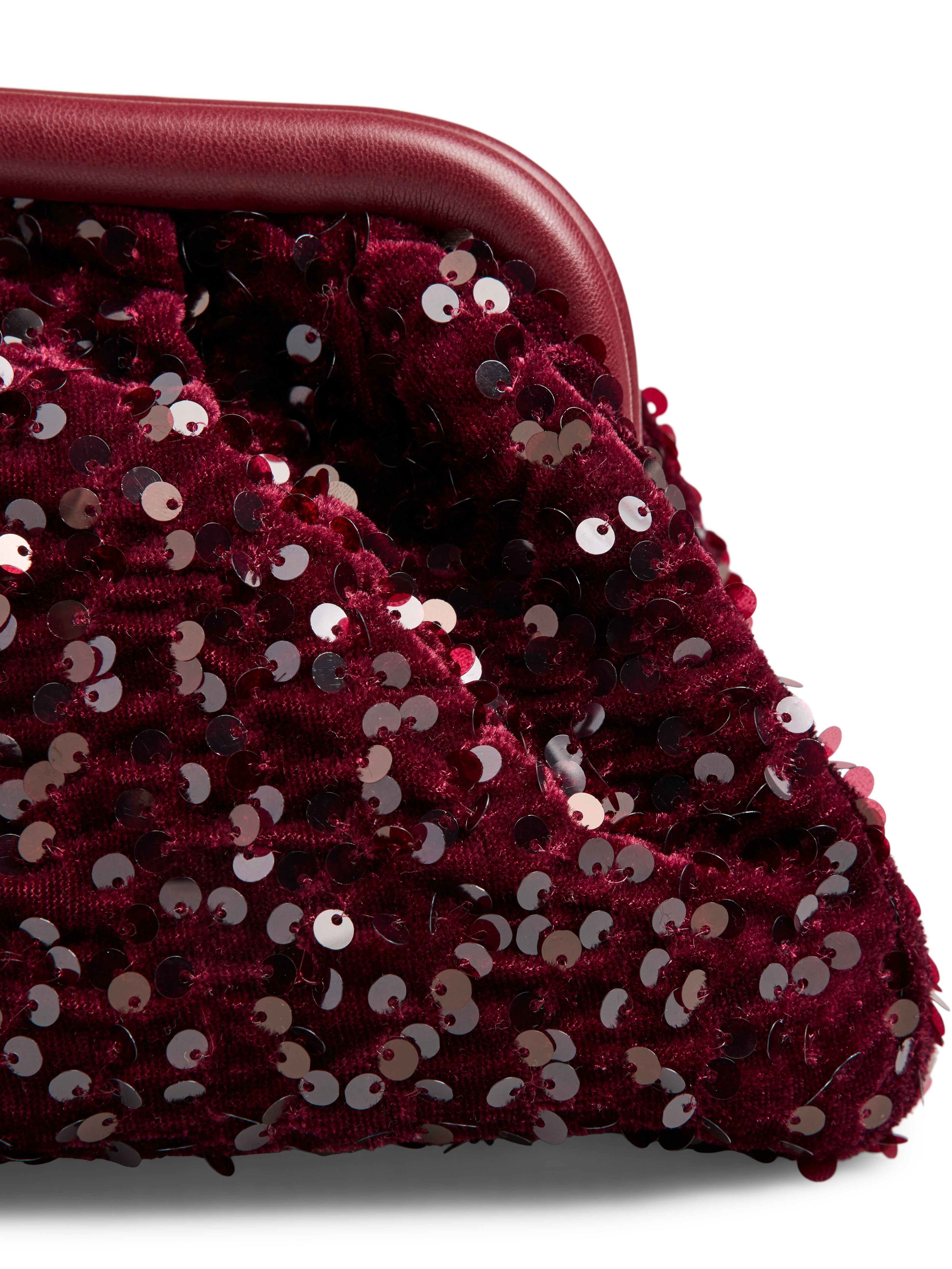 Kimme Sequin Clutch (Tawny Port)