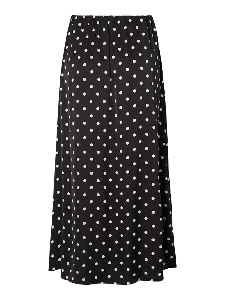 Triona Midi Skirt (Black/White)