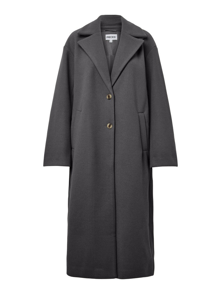 Kendra Coat (Dark Grey Melange)