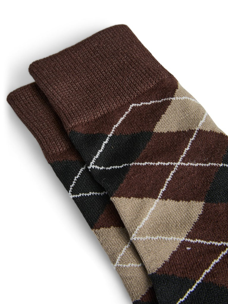 Callie Socks (Hot Fudge/Greige)