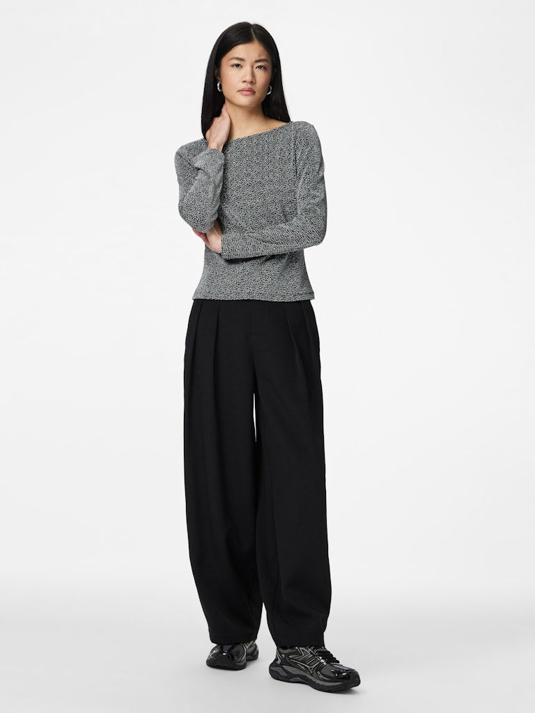 Jina Glitter Top (Silver/Lure)