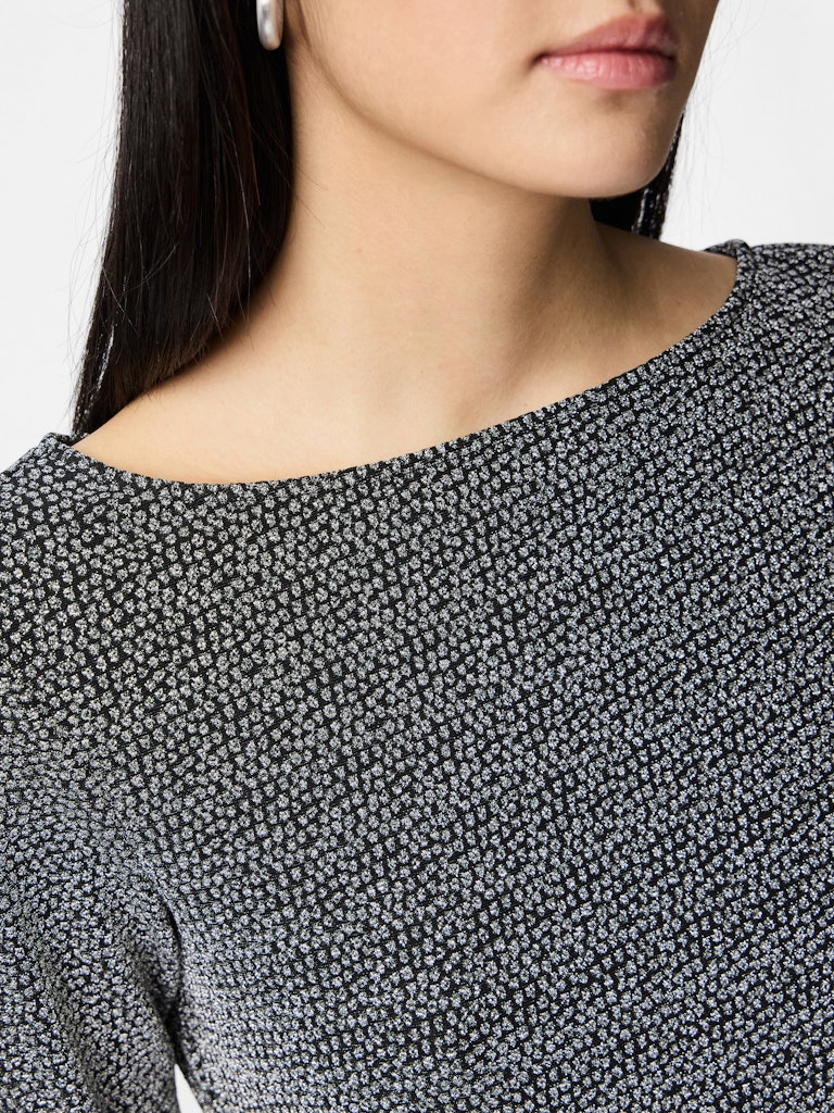 Jina Glitter Top (Silver/Lure)