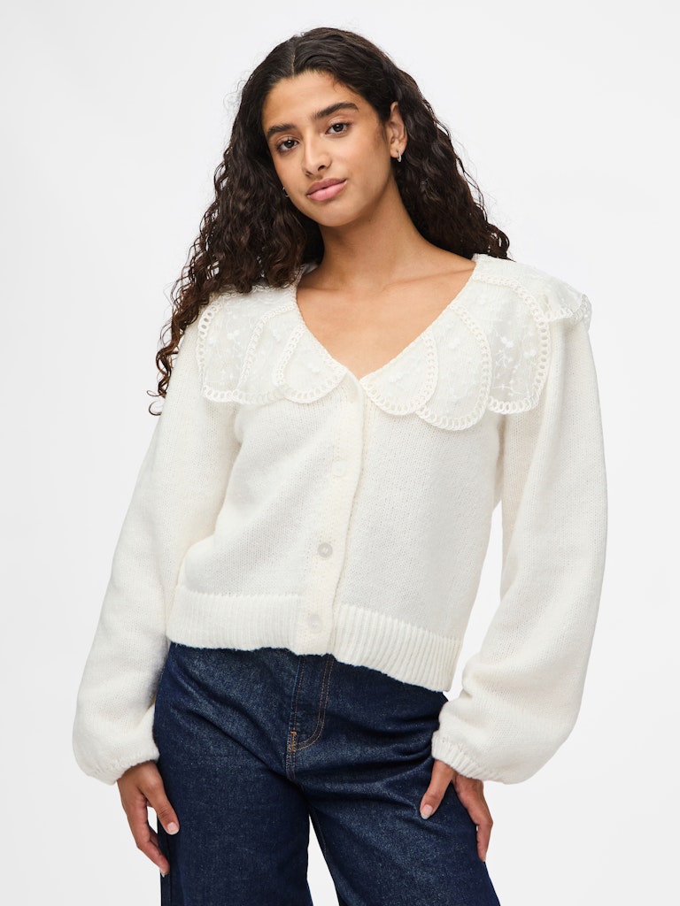 Abby Knit Cardigan (Cloud Dancer)