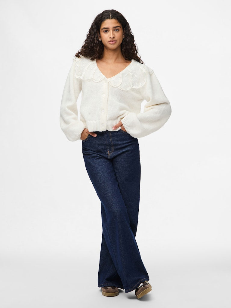 Abby Knit Cardigan (Cloud Dancer)