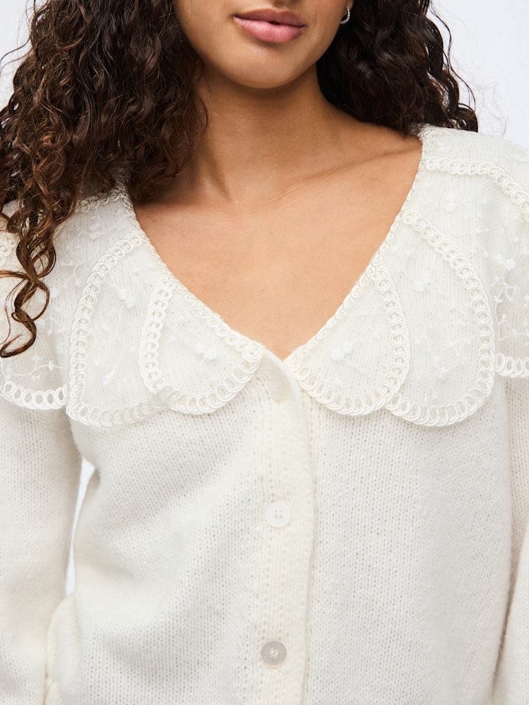 Abby Knit Cardigan (Cloud Dancer)