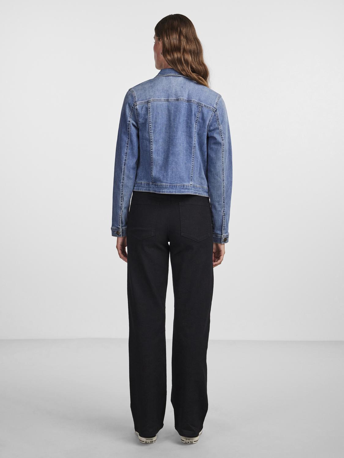Annie Denim Jacket (Medium Blue)