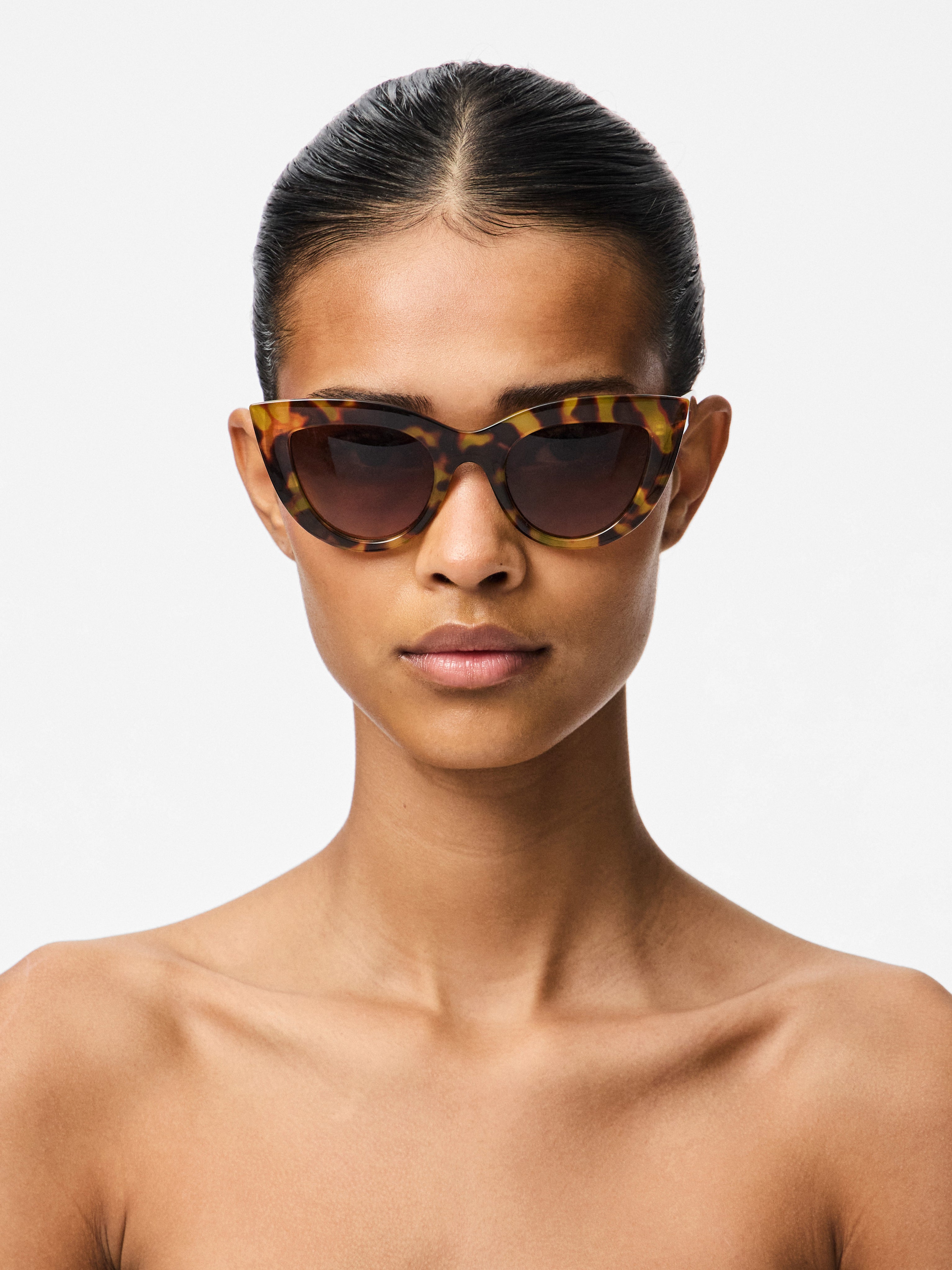 Donna Sunglasses (Black/Turtle)