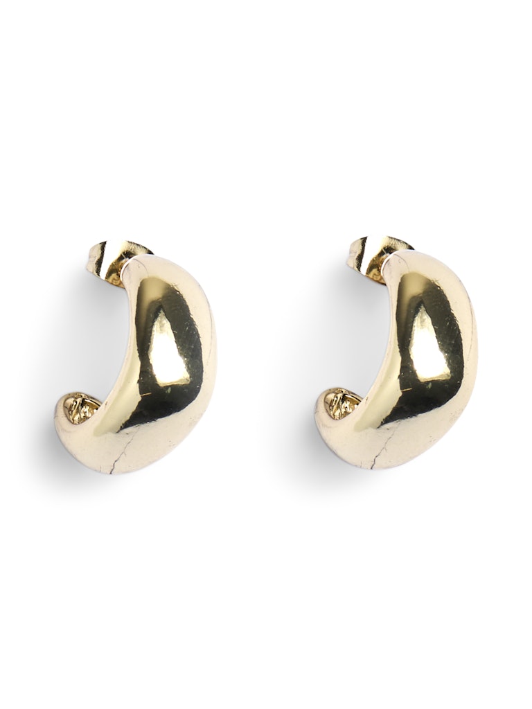 Bell Hoop Earrings (Gold)