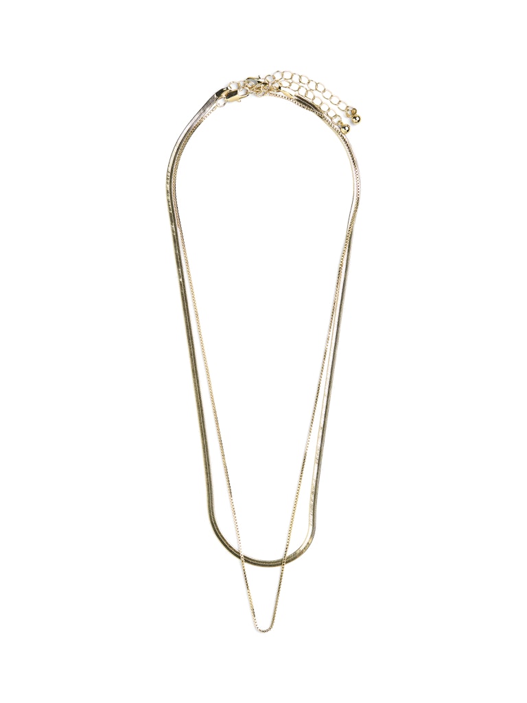Bina Layered Necklace Set (Gold)