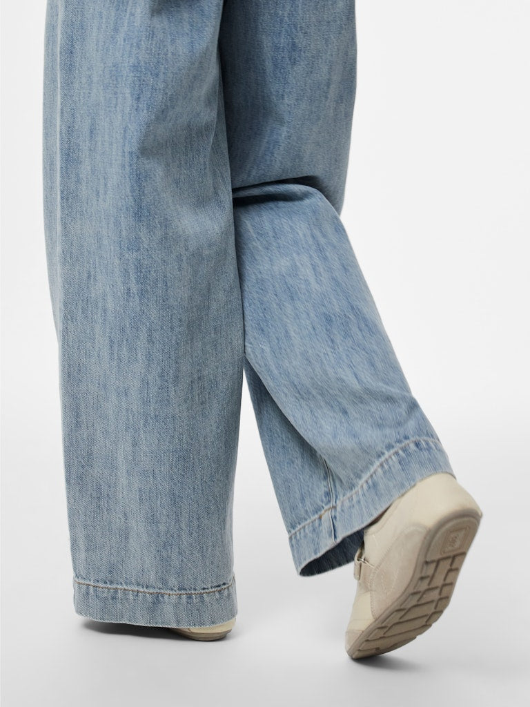 Glenda Wide Leg Jeans (Light Blue)