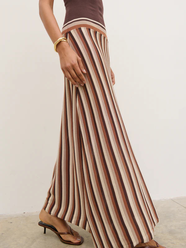 Phoebe Knit Maxi Dress (Brown)