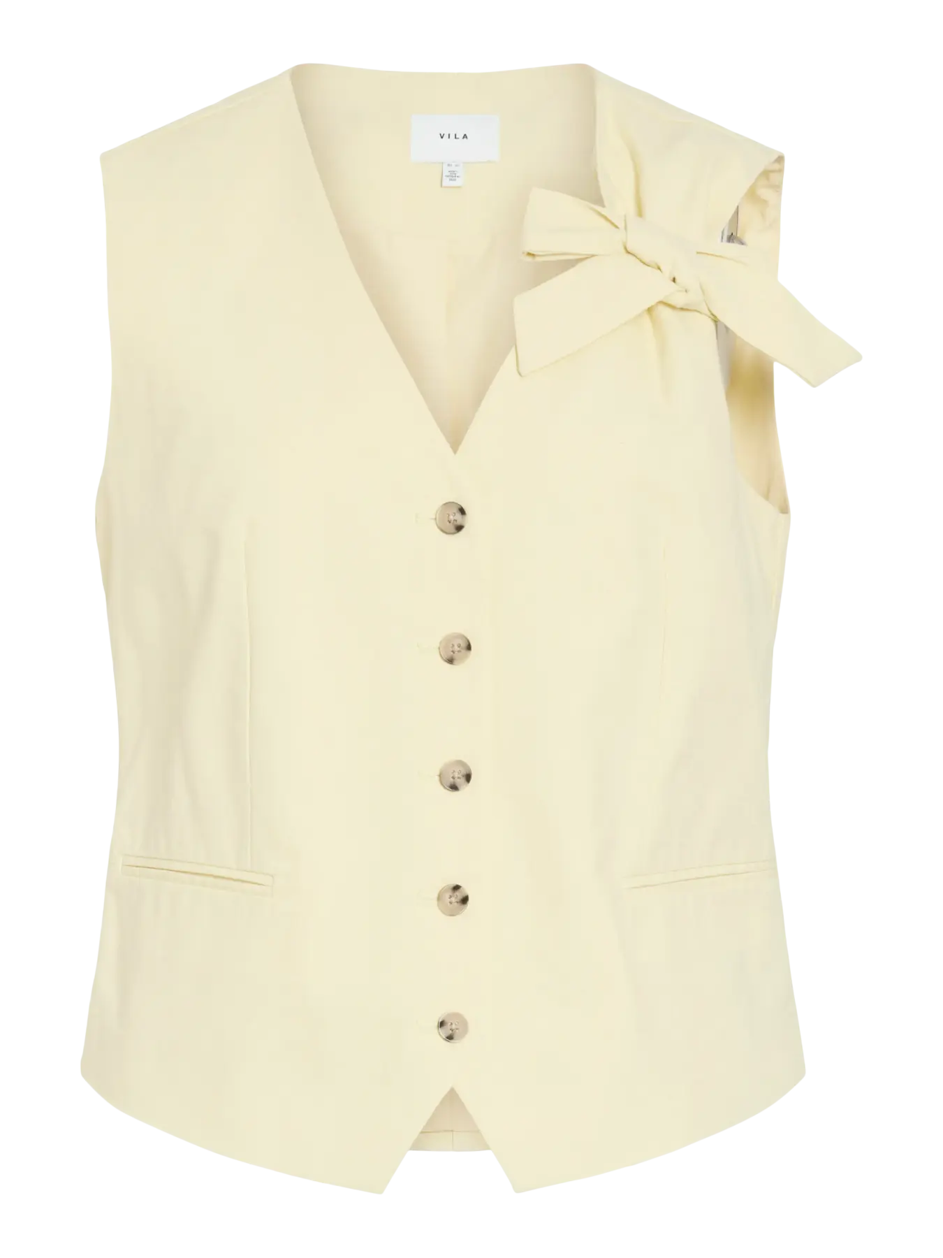 Lara Waistcoat (Pastel Yellow)