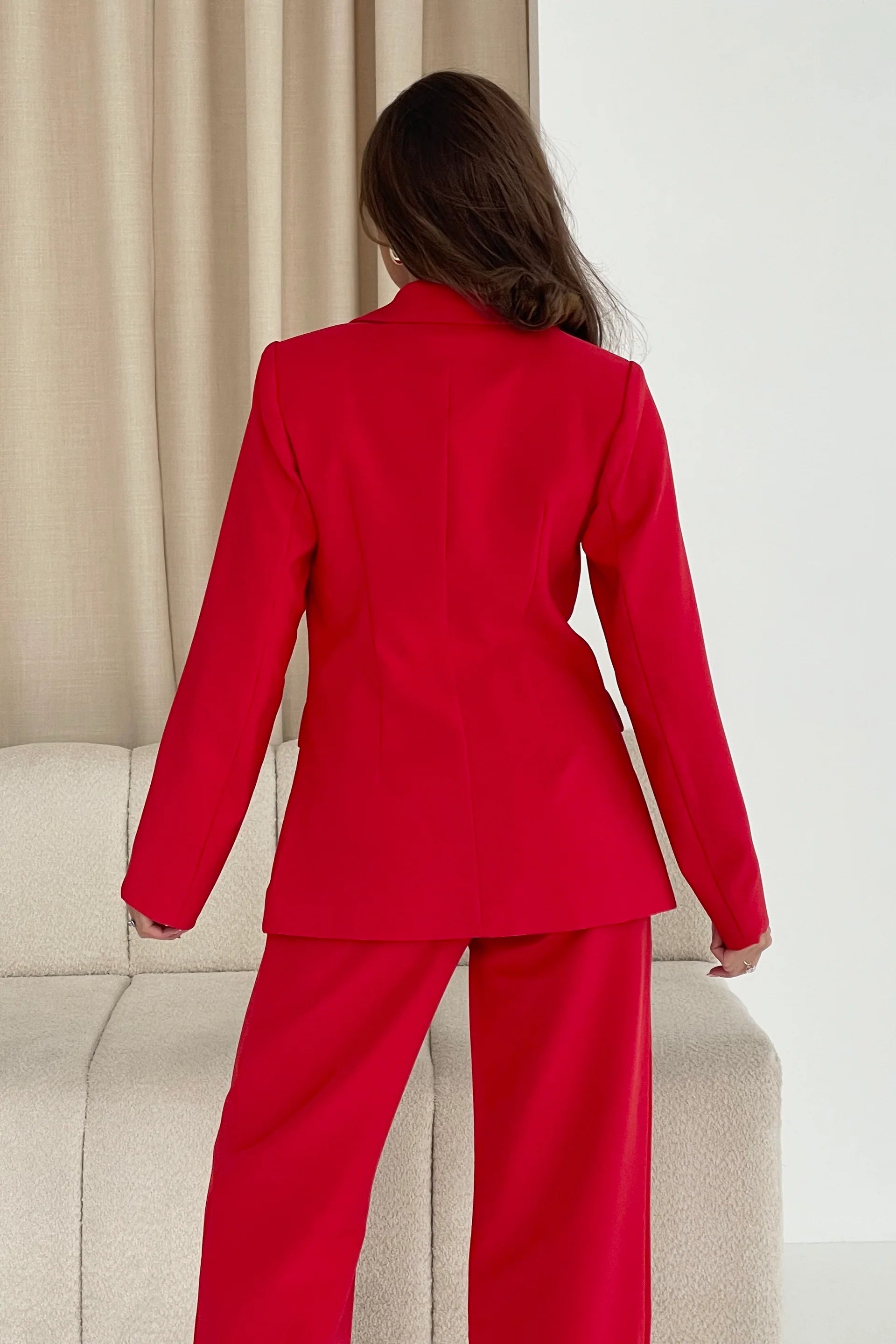 Stevie Classic Blazer (Red