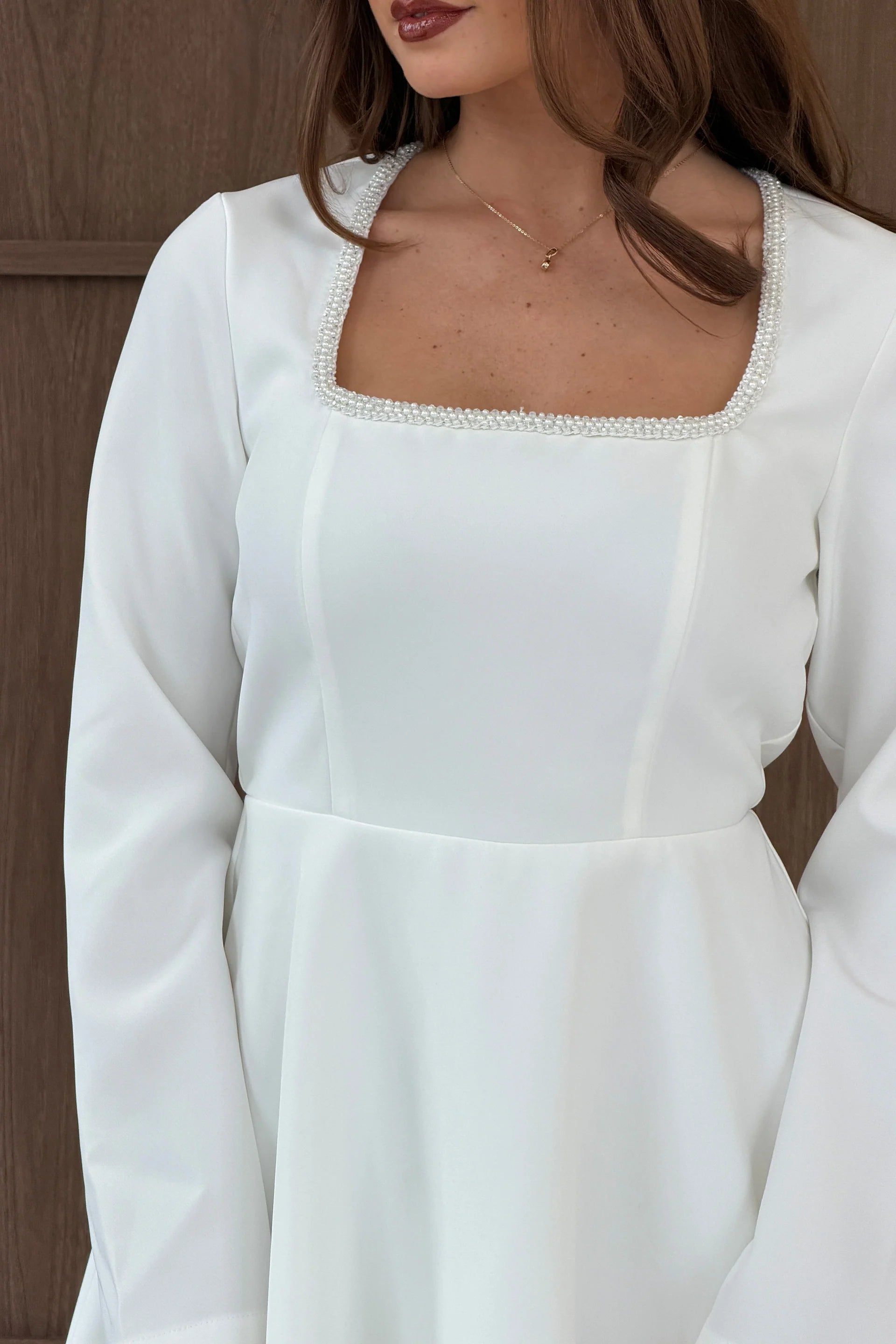 Kathryn Mini Dress (White)