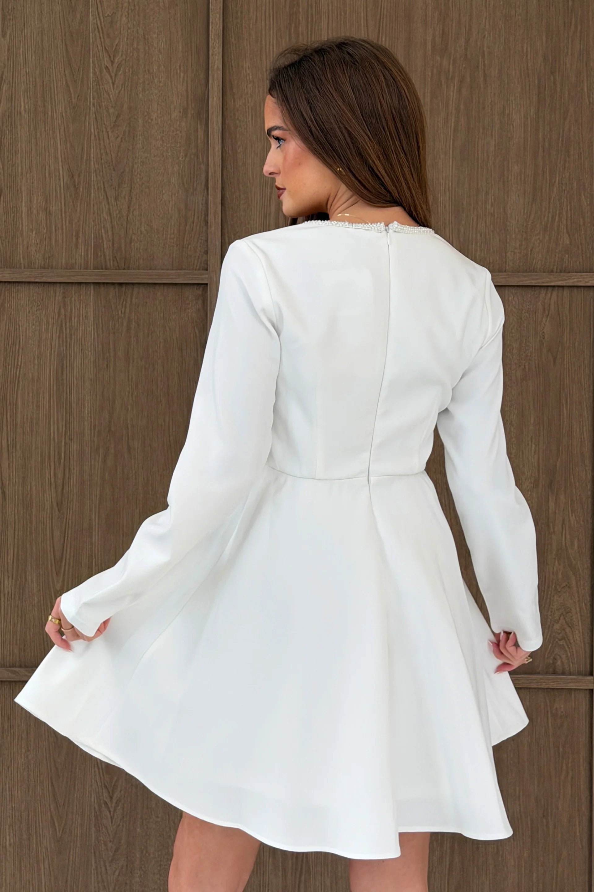 Kathryn Mini Dress (White)
