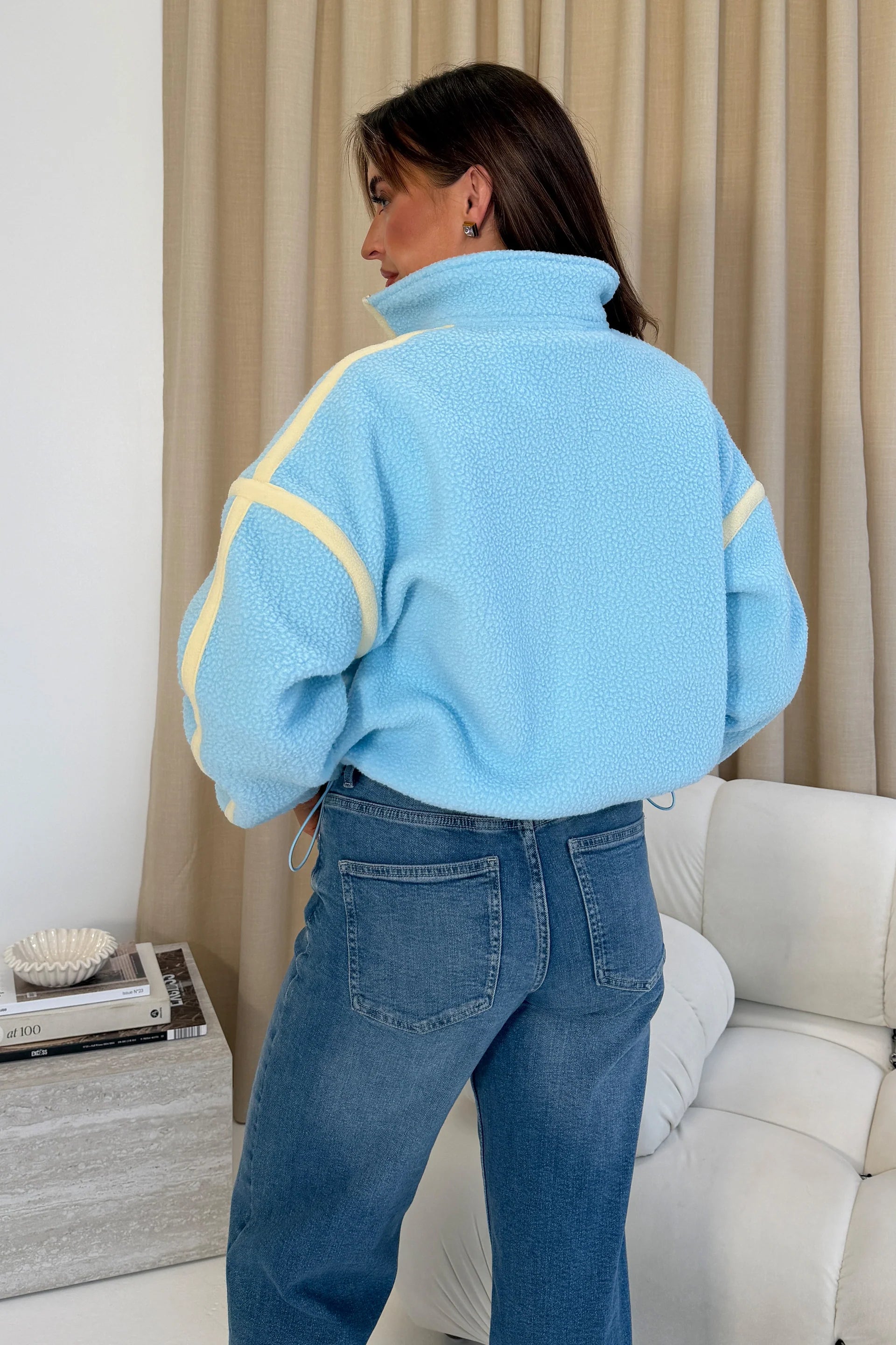 Lulu Zipped Fleece (Blue)