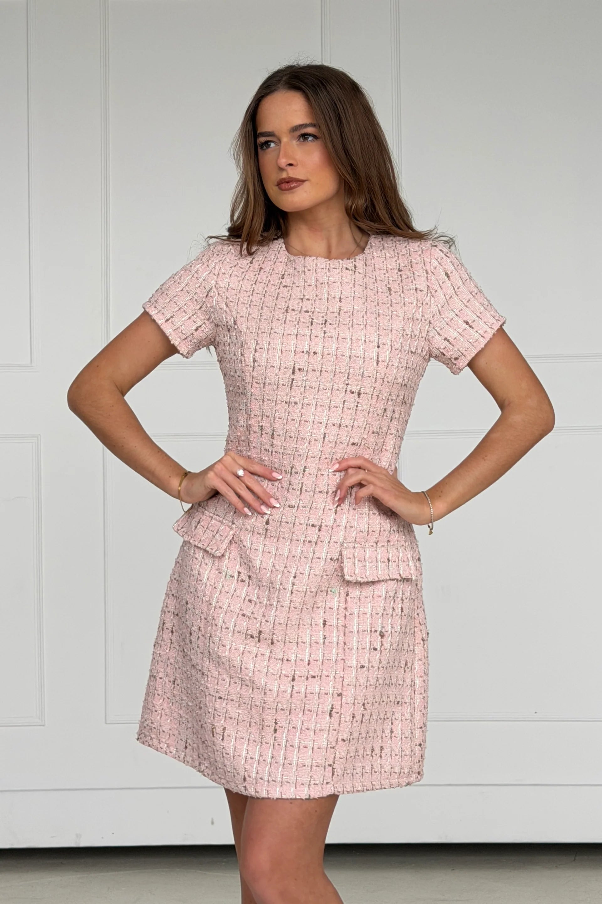Babett Mini Dress (Pink)