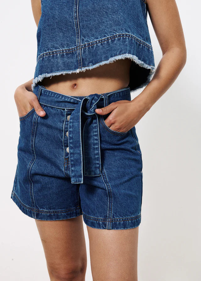 Nema Denim Shorts (Blue)
