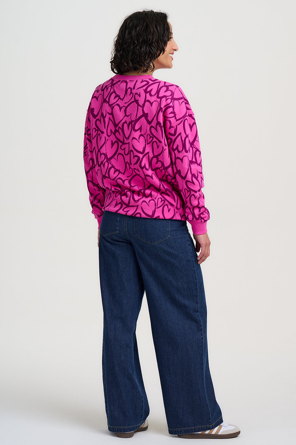 Eadie Sweatshirt (Magenta)