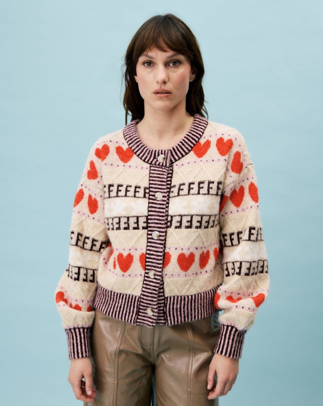 Alucite Knit Cardigan (Beige)