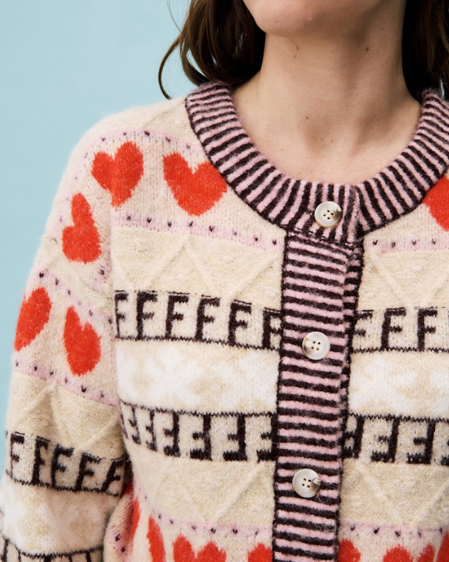 Alucite Knit Cardigan (Beige)