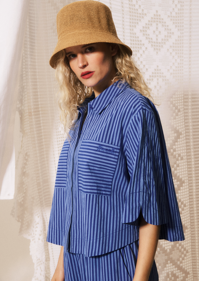 Anna Shirt (Electric Blue)