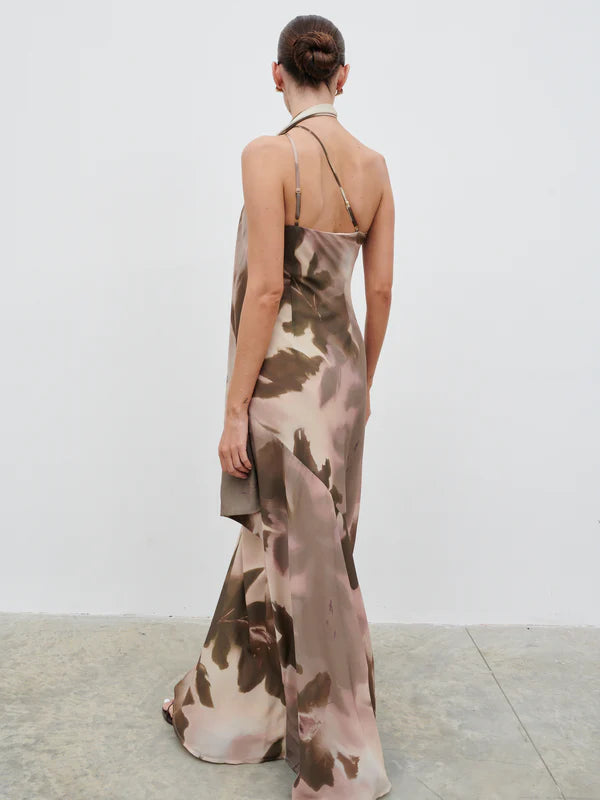 Sheree Maxi Dress (Neutral/Brown)