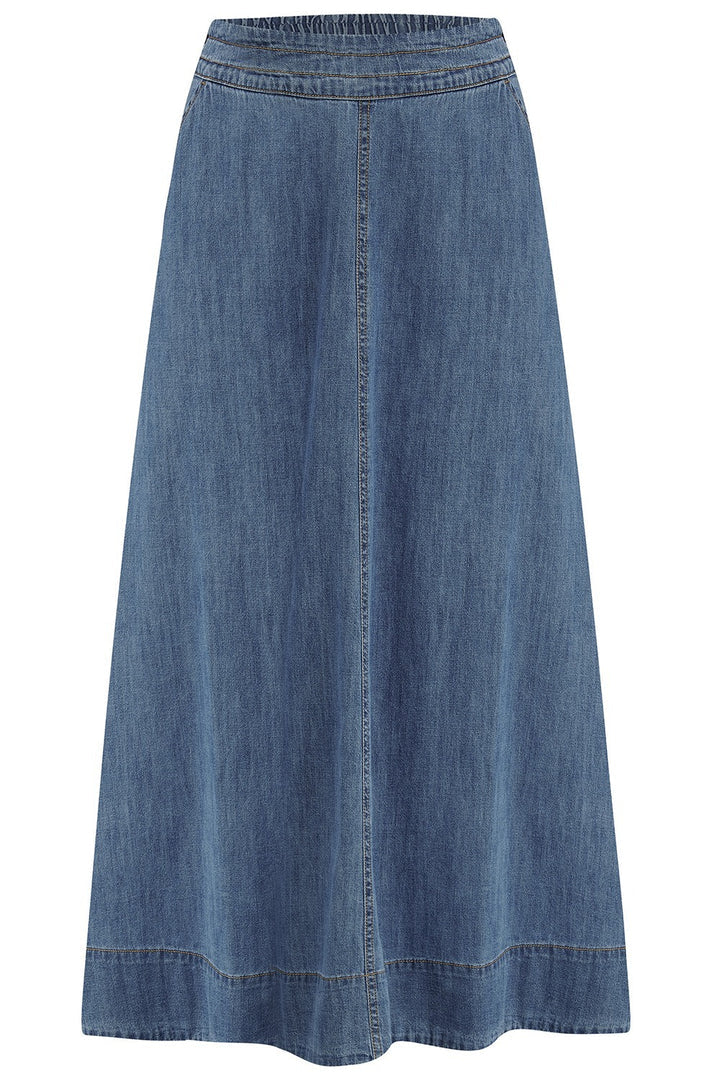 Orianna Skirt (Mid-Blue Denim)