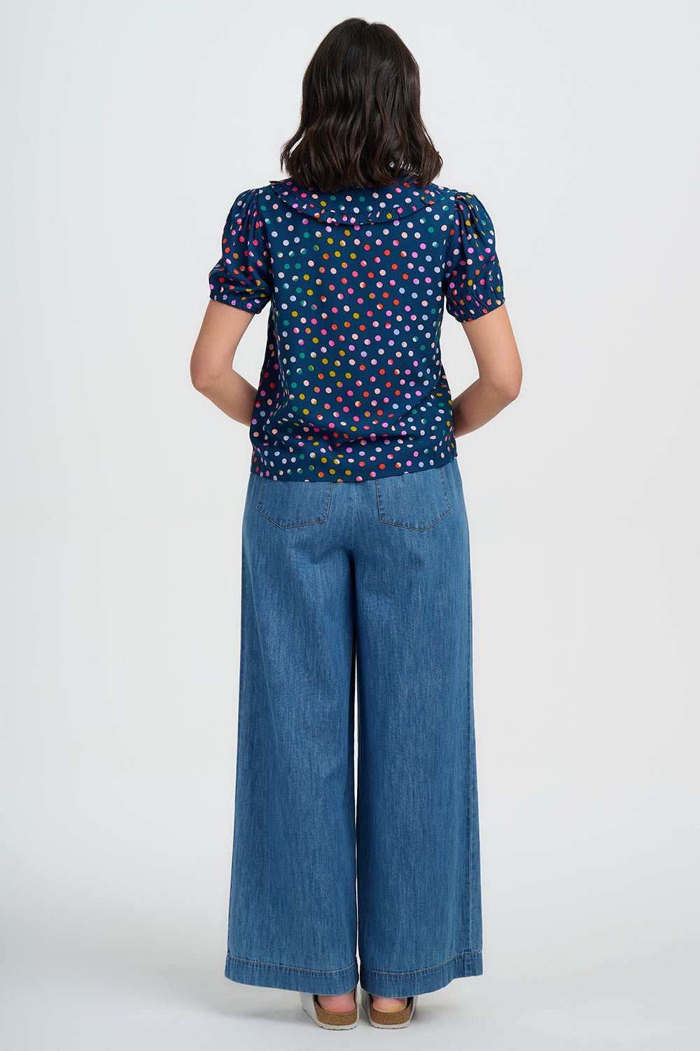 Elaine Blouse (Petrol Navy)
