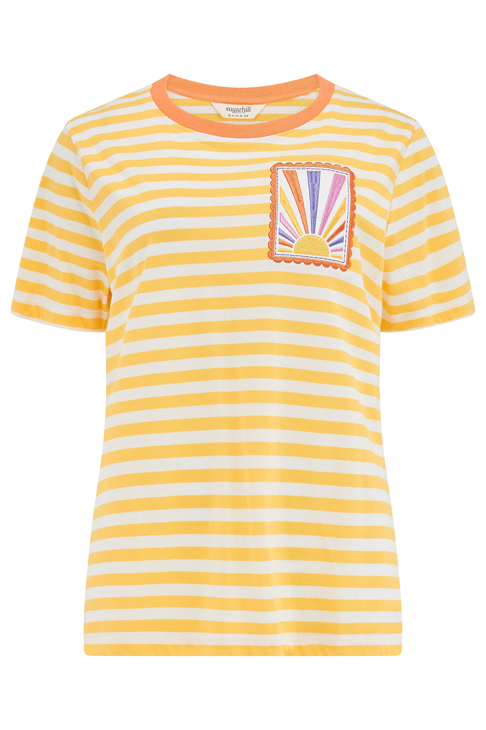 Maggie T-Shirt (Yellow/Off White)