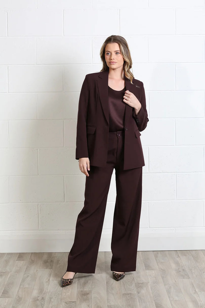 Tabitha Blazer (Aubergine)