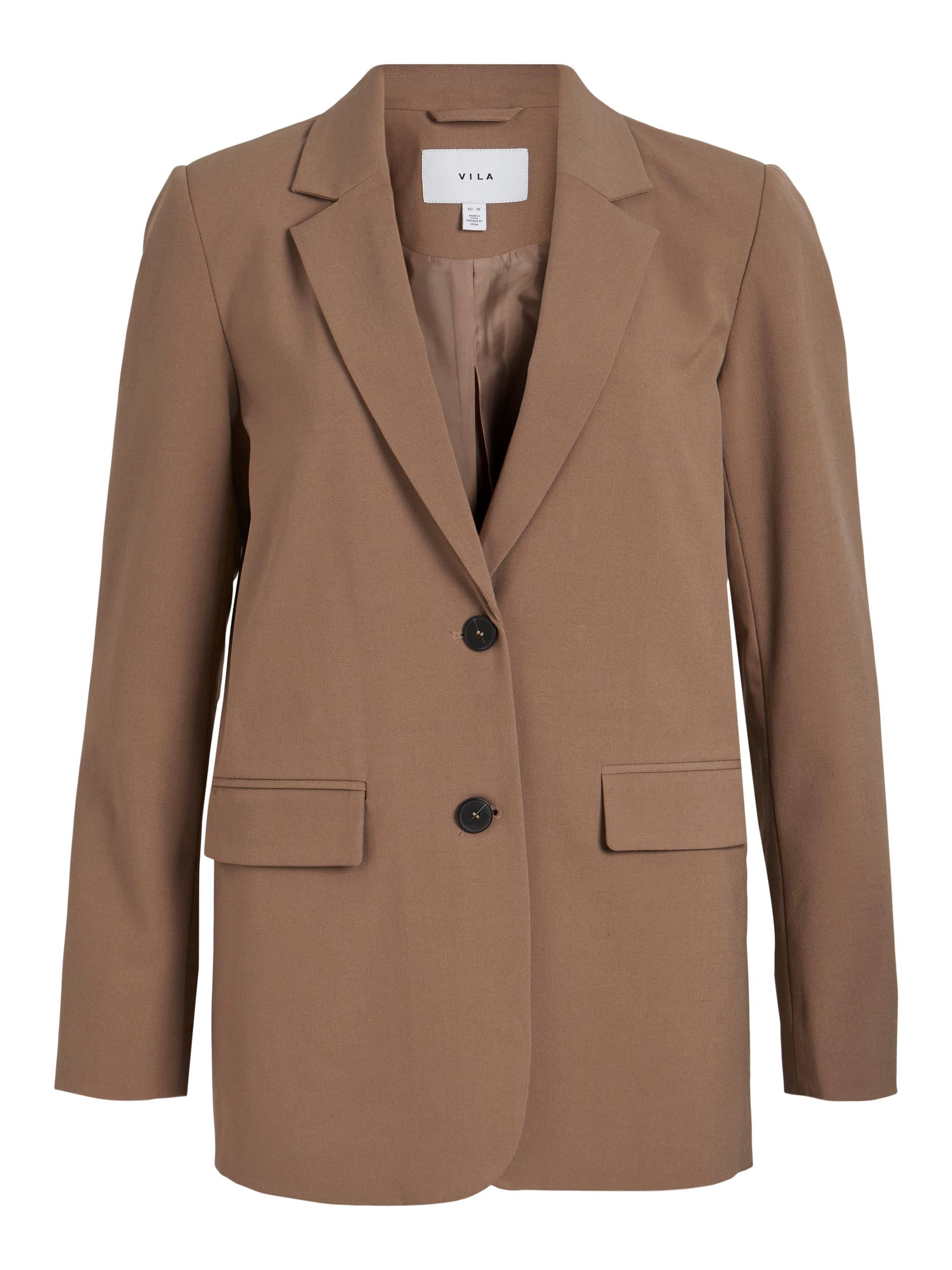 VICA LOOSE BLAZER (FOSSIL)