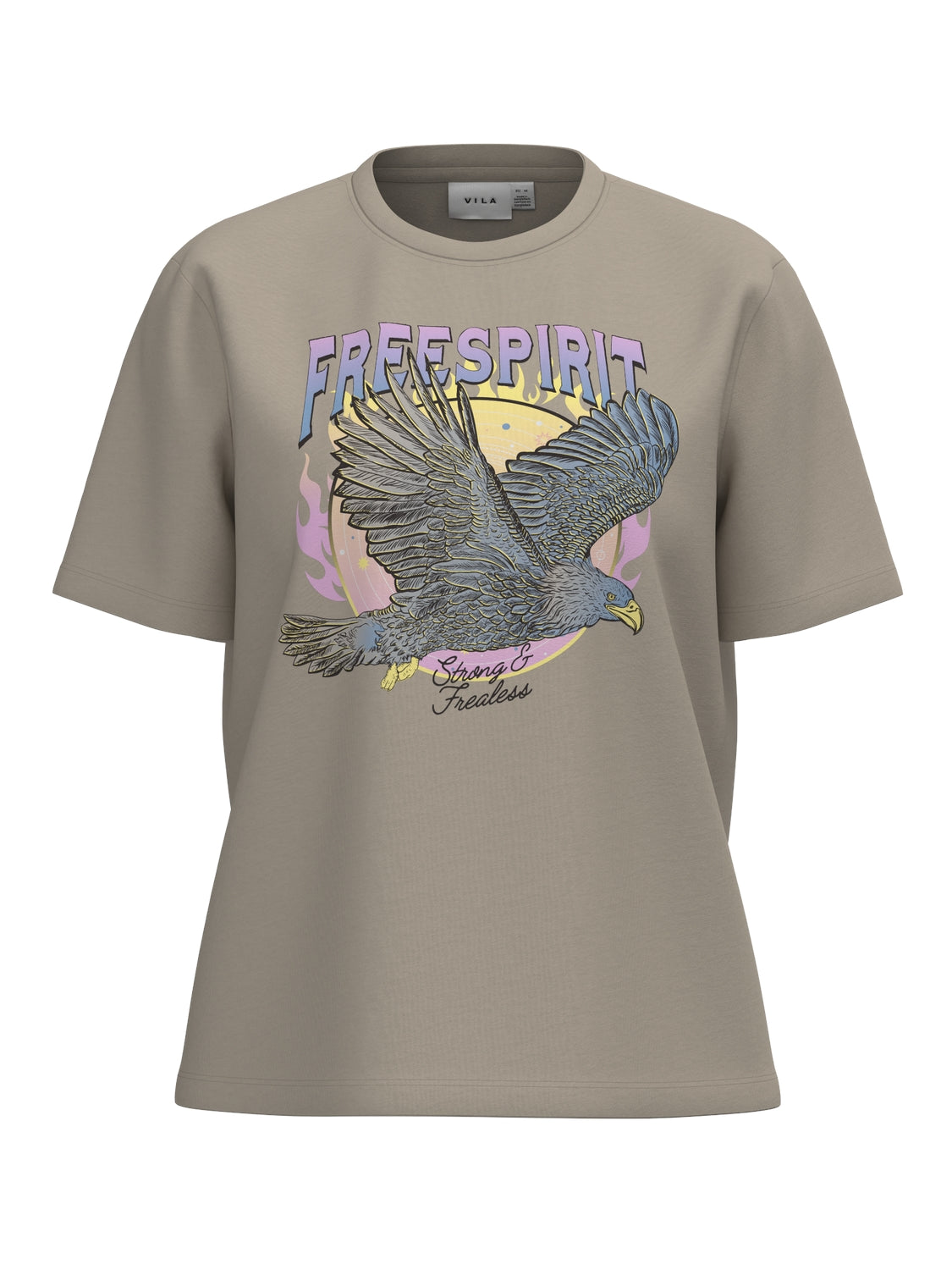 FREE SPIRIT T-SHIRT (OATMEAL/ GREY)